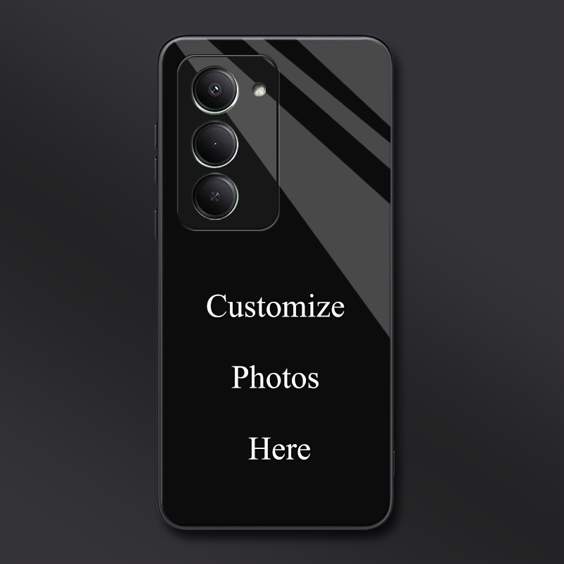 TEMU Phone Case - Custom Phone Case Cover Suitable For Xiaomi Redmi 15 4g/5g/13/12//11a/10a/10 Personalized Custom Couple Parent- Photo Pattern Glass