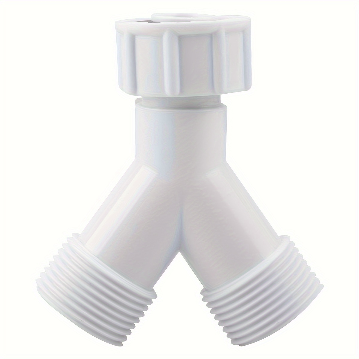 Plastic Y Splitter, Bsp Hose Y-piece Splitter Connector, 3/4 Inch Plastic Y Piece Splitter Connector Washing Machine Dish Washer