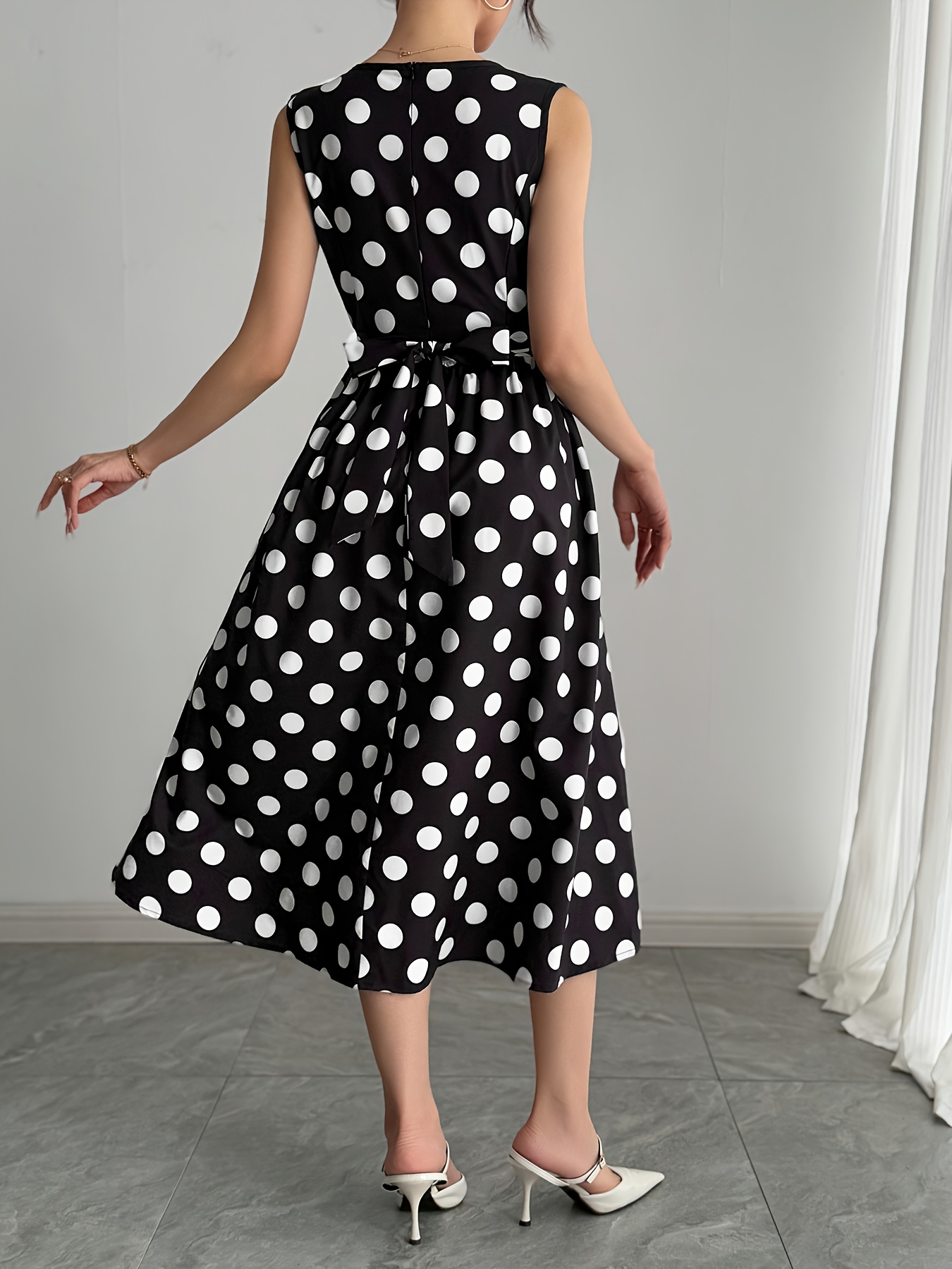 knee length dresses for ladies Shop Amora Black White Stripe SS Bias Midi Dress