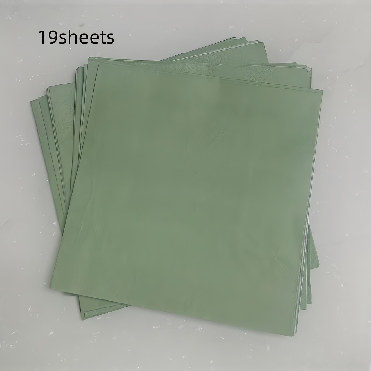 E-shop 19-teiliges Pack (2-lagig) Salbeigrüne Hahnenschwanz-Party-Servietten, geeignet für Hochzeiten, Geburtstage, Brautpartys – gefaltete Größe