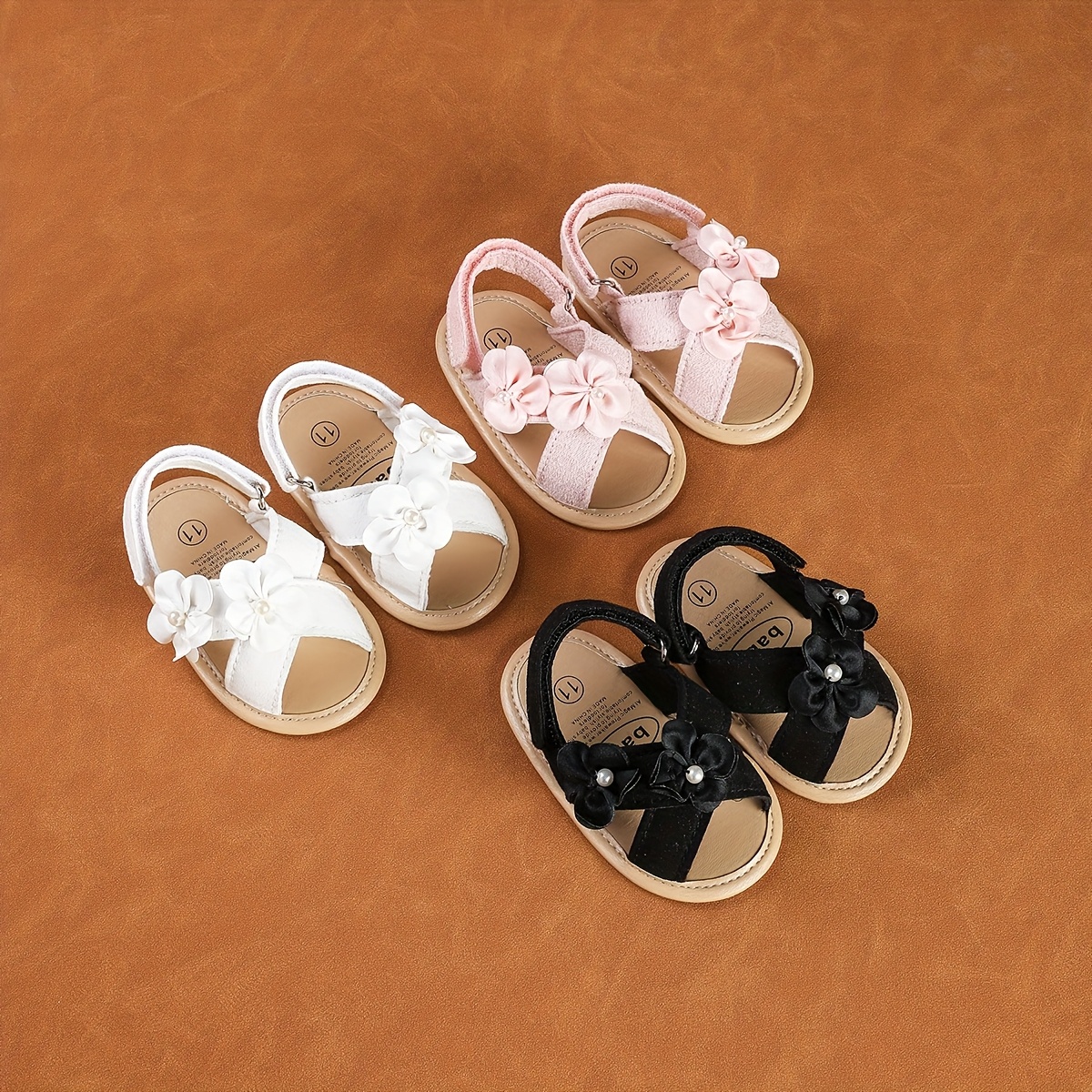infant baby girls flats, soft sole princess dress shoes crib