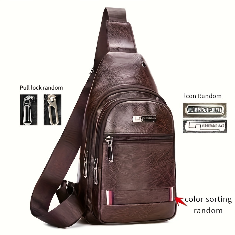 TEMU 2024 New Chest Bag Unisex Casual Fashion Shoulder Messenger Bag Fashion Chest Messenger Bag