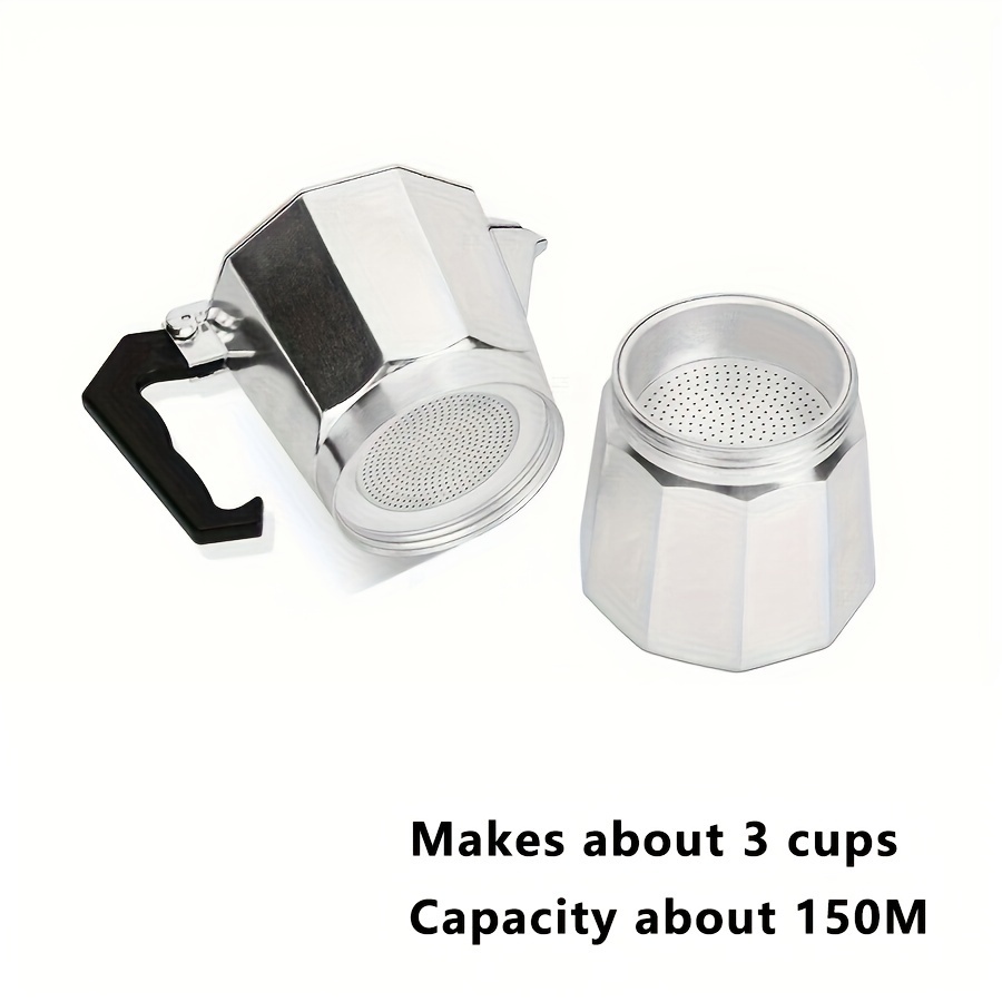 1 Pezzo 150ml Moka Pot Macchina Caffè Italiana Caffettiera - Temu Italy