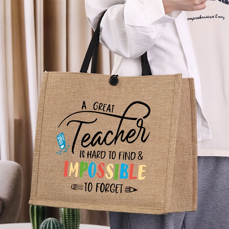 

Tote Bag Lining - Teacher , Spacious & For , & Shopping - Women's Bag