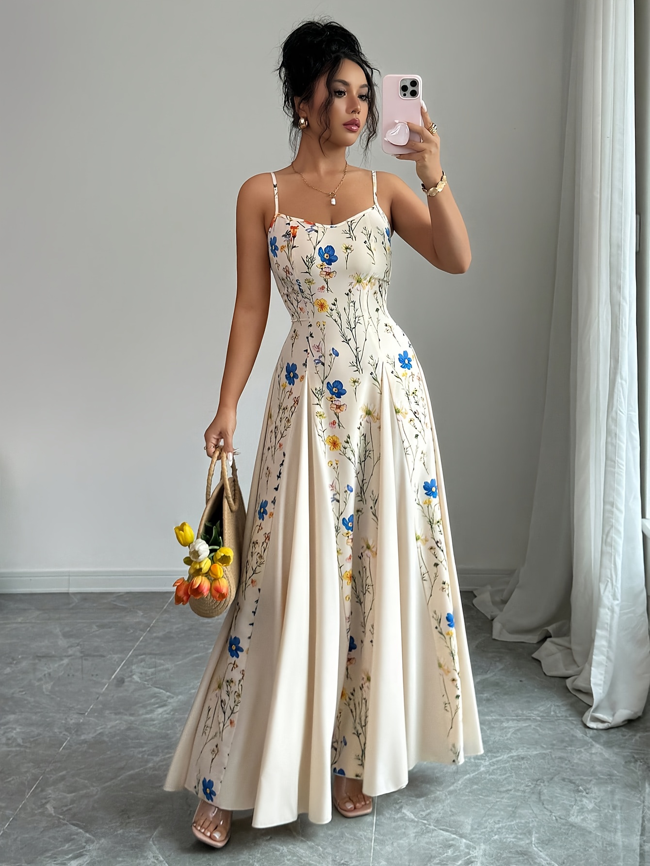 ladies formal maxi dresses LaDivine CD7479 Semi Formal Prom Long Dress – The Dress Outlet main image 0