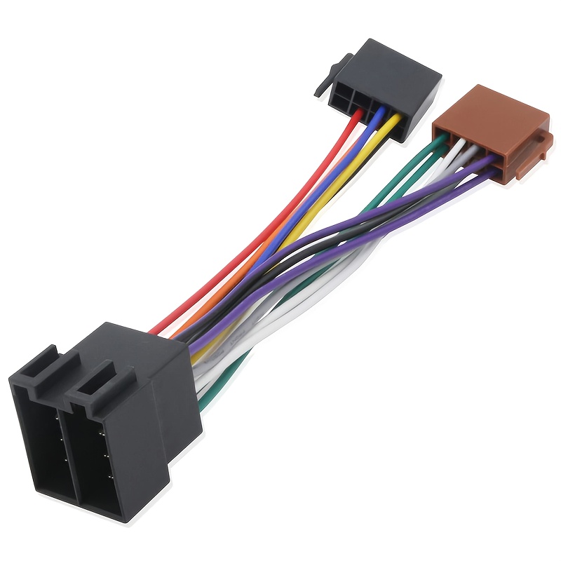 Image of 16pin Radio Wiring Harness For For For Mercedes-benz Iso Car Stereo Connector Plug Wire Adapter