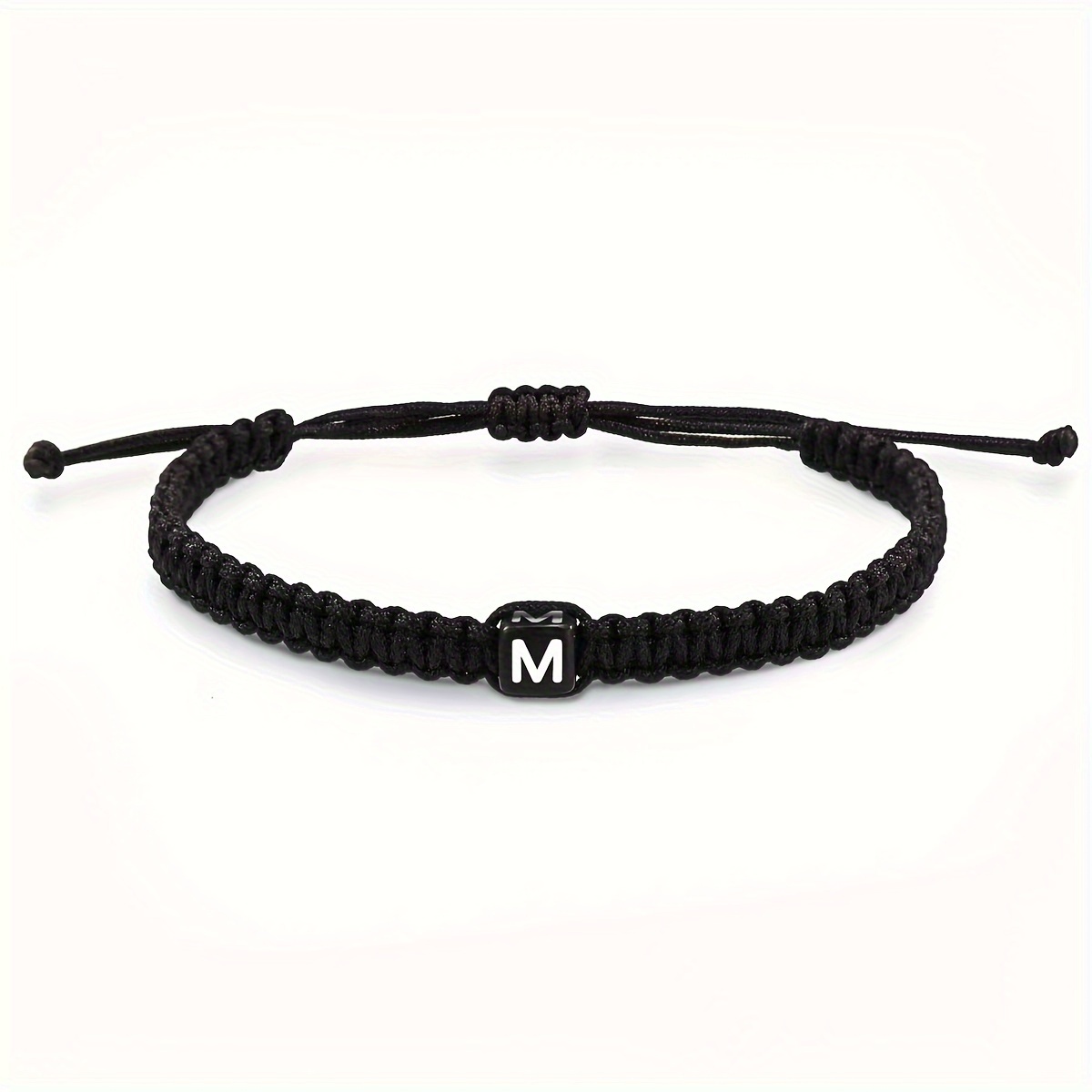 Cross-border New Style Hand Rope Acrylic Handmade Bead English Bead Woven Bracelet
