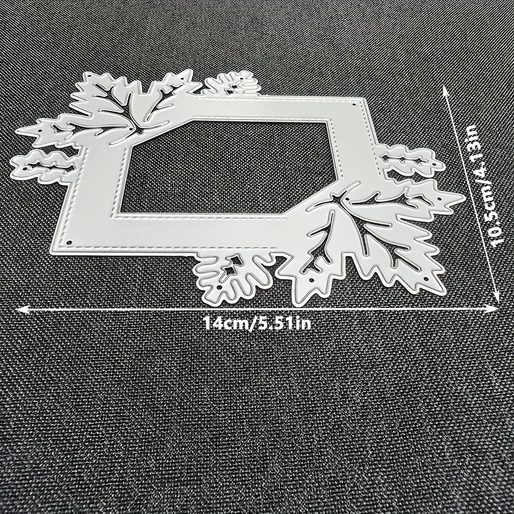 TEMU 1pz Fustella a Forma di Foglia d'Acero, Fustella per Decorazioni Fai da Te, Stampo per Biglietti d', per Album e Creazioni , Strumento per