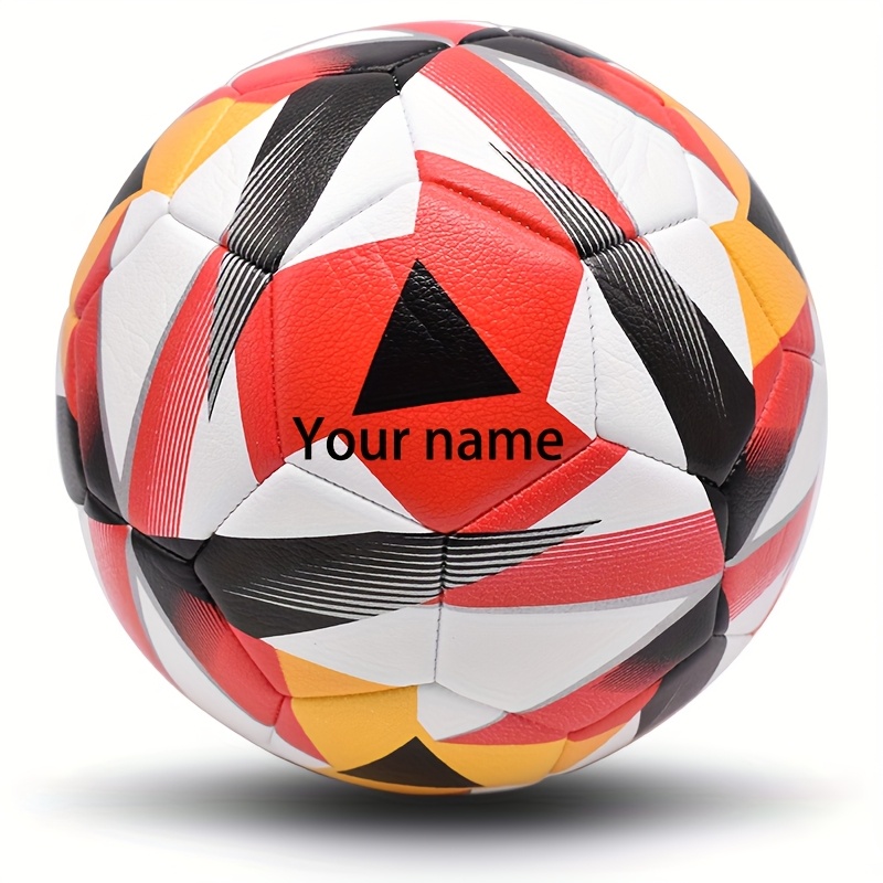 Personalized Size 5 Soccer Ball - Custom Name & Logo, Ideal For Home Decor, Birthdays, Anniversaries, Halloween, Weddings, Valentine's Day Gifts
