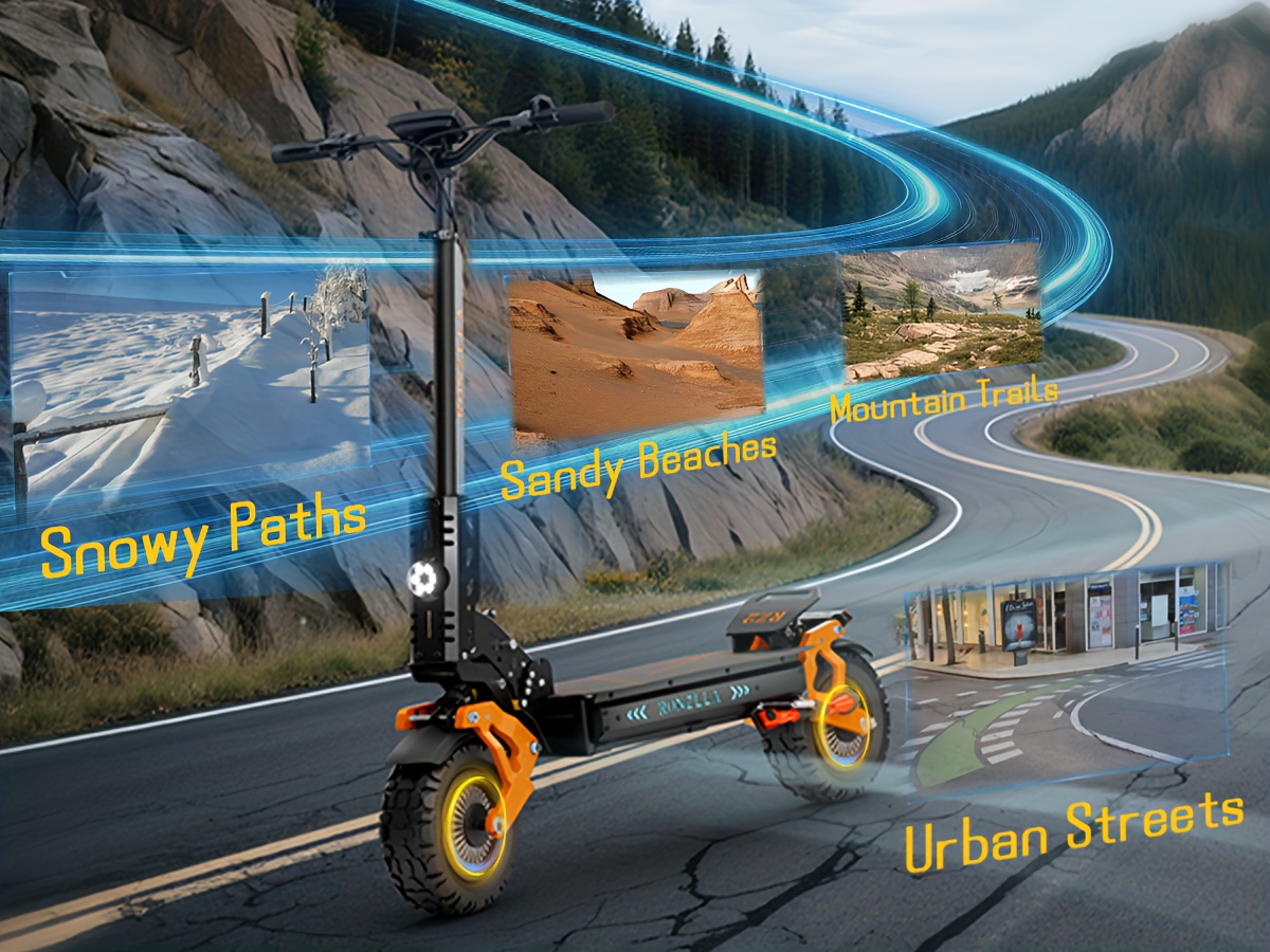 fast electric scooter with 60v 19 11 inch off road all terrain tires high speed powerful dual motor 50 60 miles long range for adults ideal for commuting design for   city adventure riding   solution     Product details 15