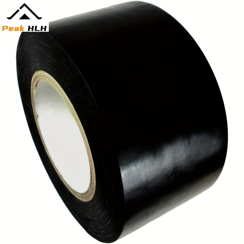 black sealing tape 4 x 50 2 x 50 vapor barrier tape polyethylene tape seals moisture proof   black vinyl tape suitable for tent repair rain cloth repair   repair underlayment   metal building  