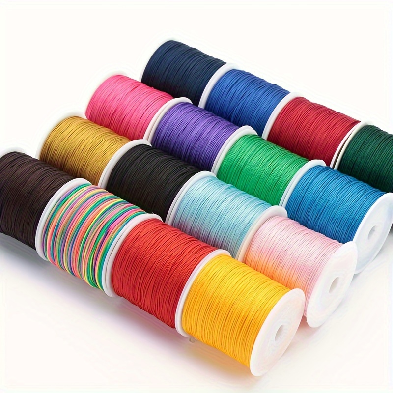 

Jewelry Cord - 1mm , 30m Long Braided Thread For Diy Bracelets & Necklaces Crafting Accessories