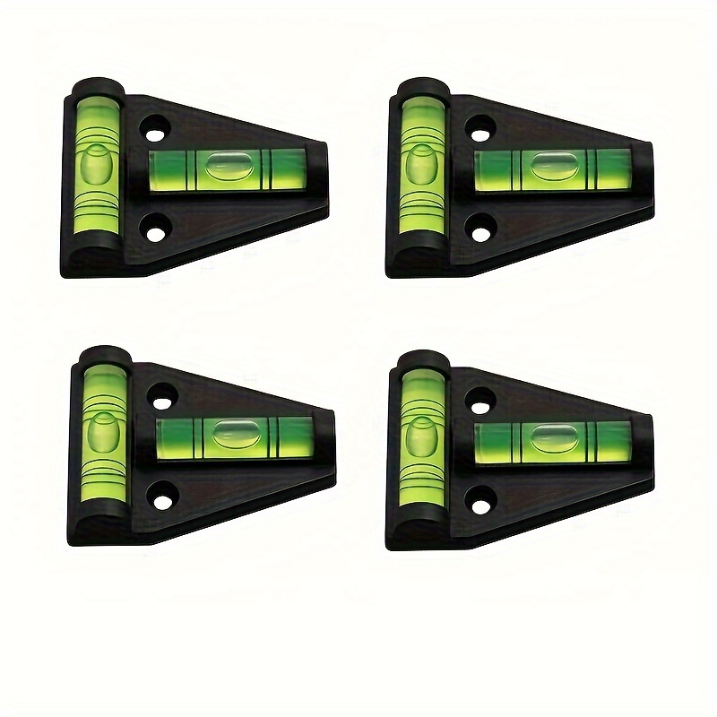 TEMU 4-pack T-type Waterproof Rv Leveling Bubble, Check External Expansion Leveler With Screws For Camper, Travel Trailer, Truck, Camera, Telescope Rv Levelers