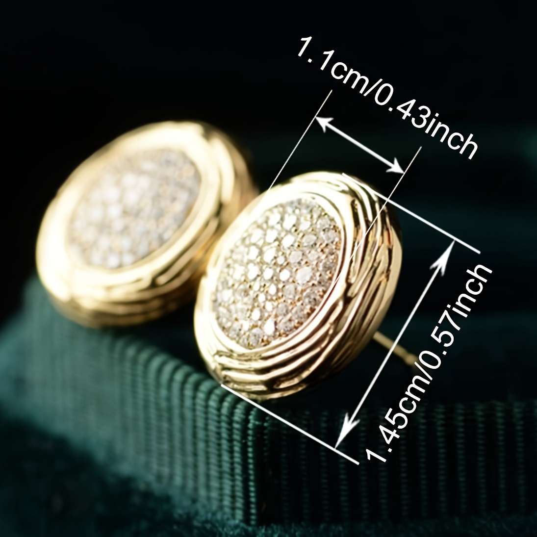 Women's Lightweight Luxury Micro-Set Earrings, Daily Gift