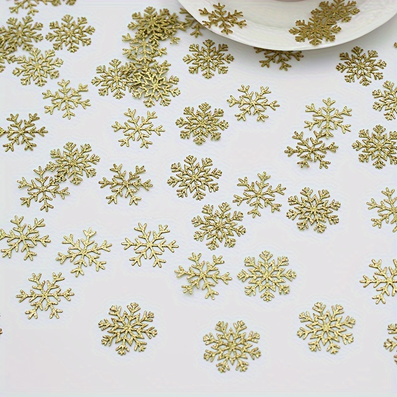 

100pcs Confetti - Winter & Christmas Themed Parties, Table Decorations & Celebrations