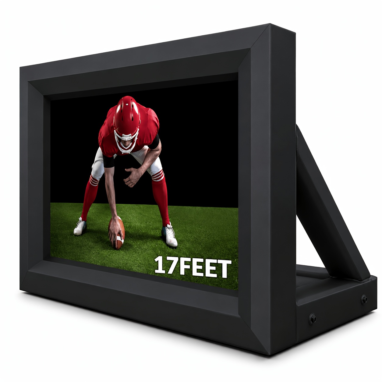 TEMU 17-foot Inflatable Projector Screen Designed For Outdoor , Complete With An Air Blower And Storage, To Set Up For Backyard And Themed Events