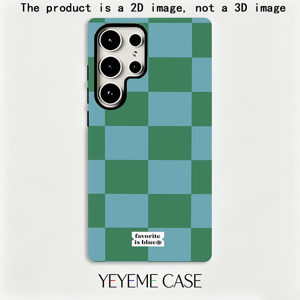 phone case color plaid phone case suitable for samsung galaxy s26 s25 s24 s23 a56 a36 a26 a16 fe   edge 4g 5g   hard pc double layer back cover