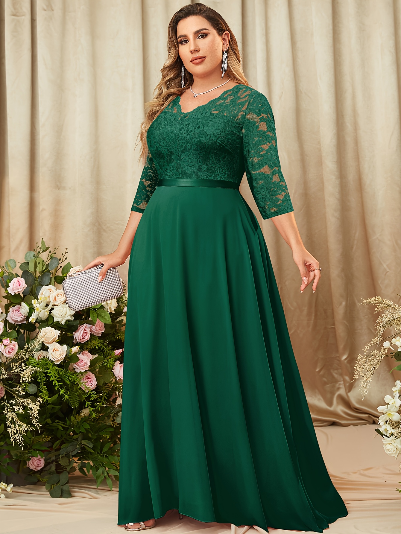 plus size plus size p6114 womens formal plus size bridesmaid - Temu