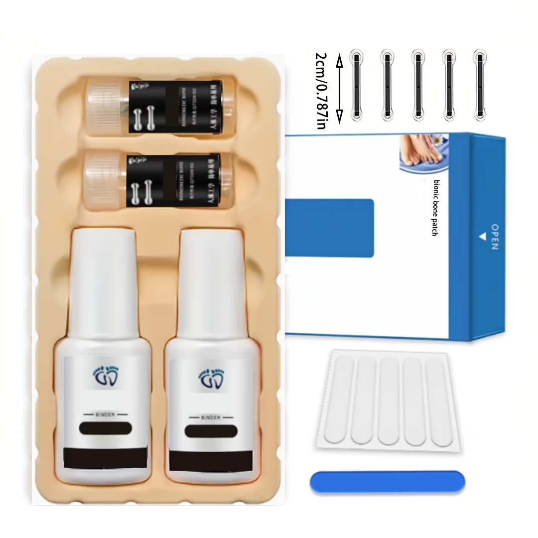 Upgraded Titanium Alloy Ingrown Toenail Correction Kit, Suitable For All Sizes Of Men And Women's Toenails, Ideal For Ingrown And Thick Toenails - Bionic Bone Blade Set