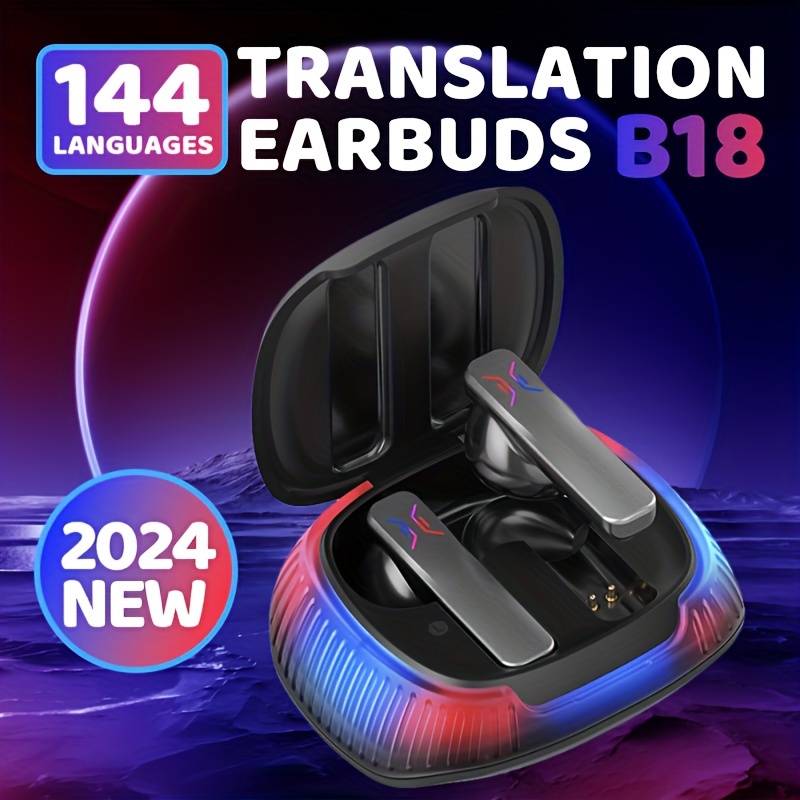 

New 144 Language Earphones: Ai Intelligent Synchronous Translation, Suitable For Travel And Work