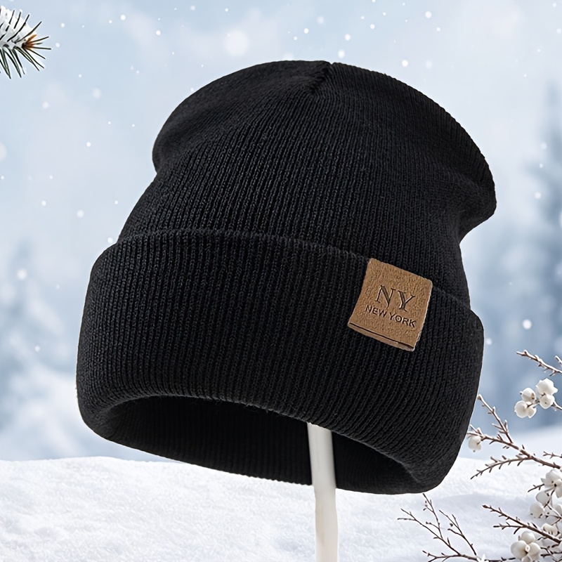 Fashion Women's Solid Color Pullover Winter Hat