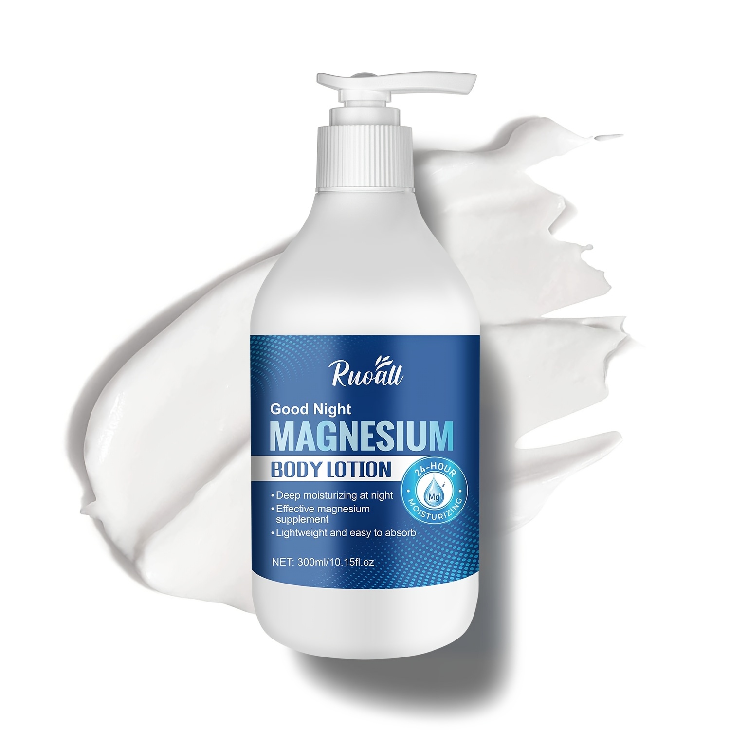 Goodnight Magnesium Oil Body Lotion, Containing Magnesium Chloride, Sweet Almond Oil, Lavender Extract, Shea Butter, And Glycerin. A Bath And Is Suitable To Create A Good Atmosphere