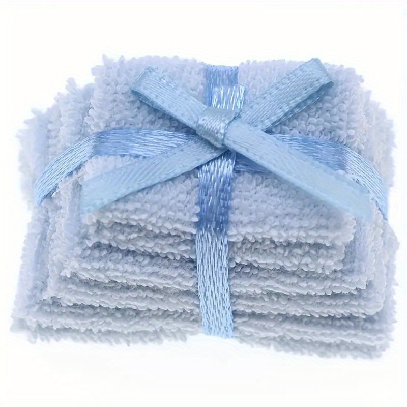 Image of Dollhouse Decoration - 1/12 Scale Miniature Bathroom Towel Model Ornament, Miniature Life Scene Towel Accessory, Cottage Decor, Ideal Christmas Gift