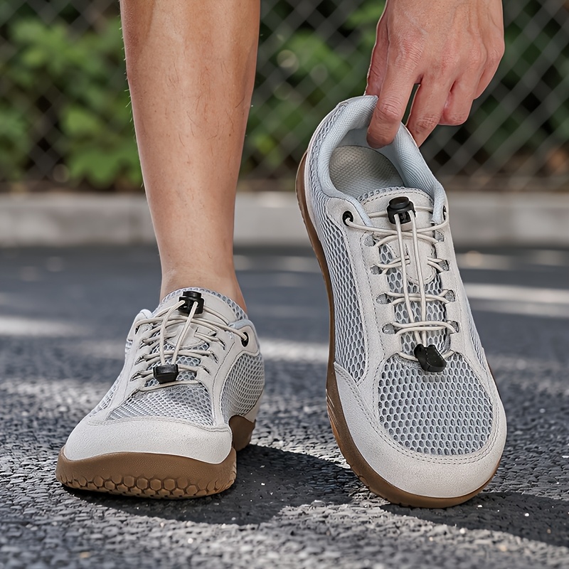 Plus Size Wide Fit Walking Shoes, Lightweight Breathable