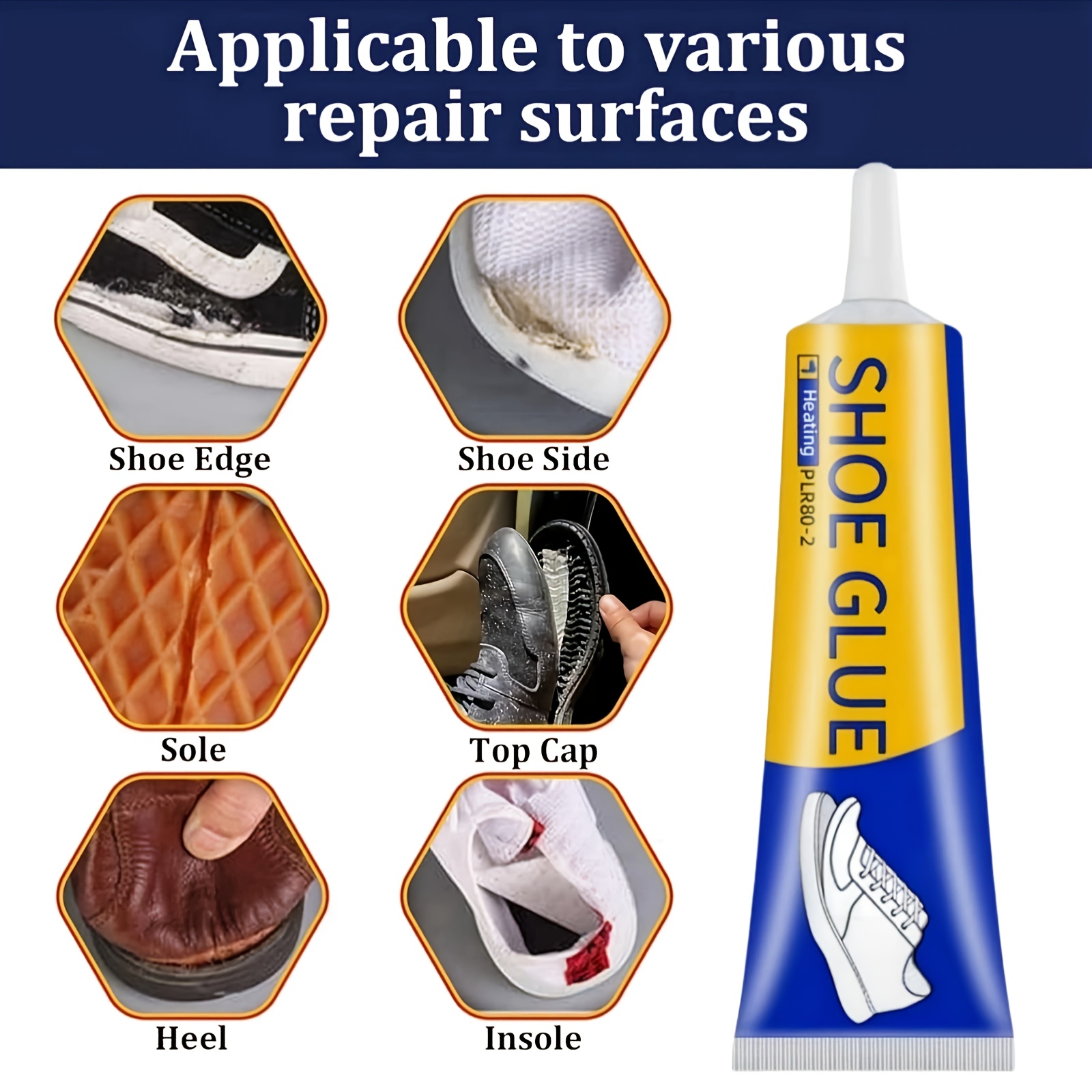 1pc 60ml Strong Shoe Repair Glue – Quick-Drying Waterproof Adhesive for Sneakers, Boots & DIY Projects