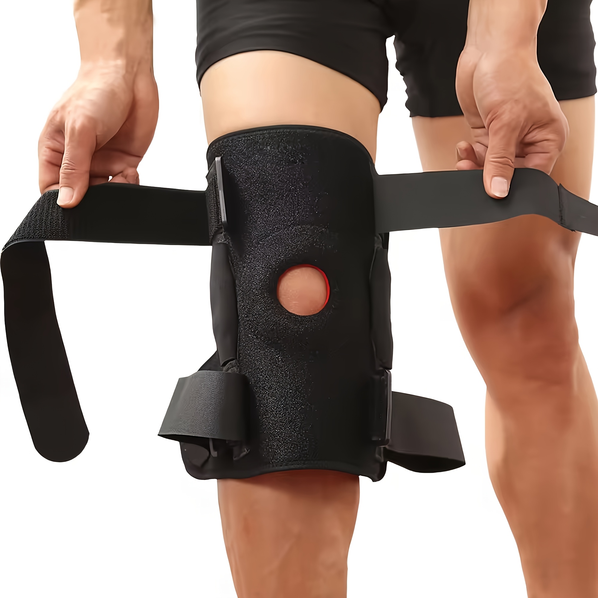 TEMU 1pc Sports Professional Outdoor Running, Cycling, Mountaineering, Steel Plate Leg Cover, Men's And Women's Equipment