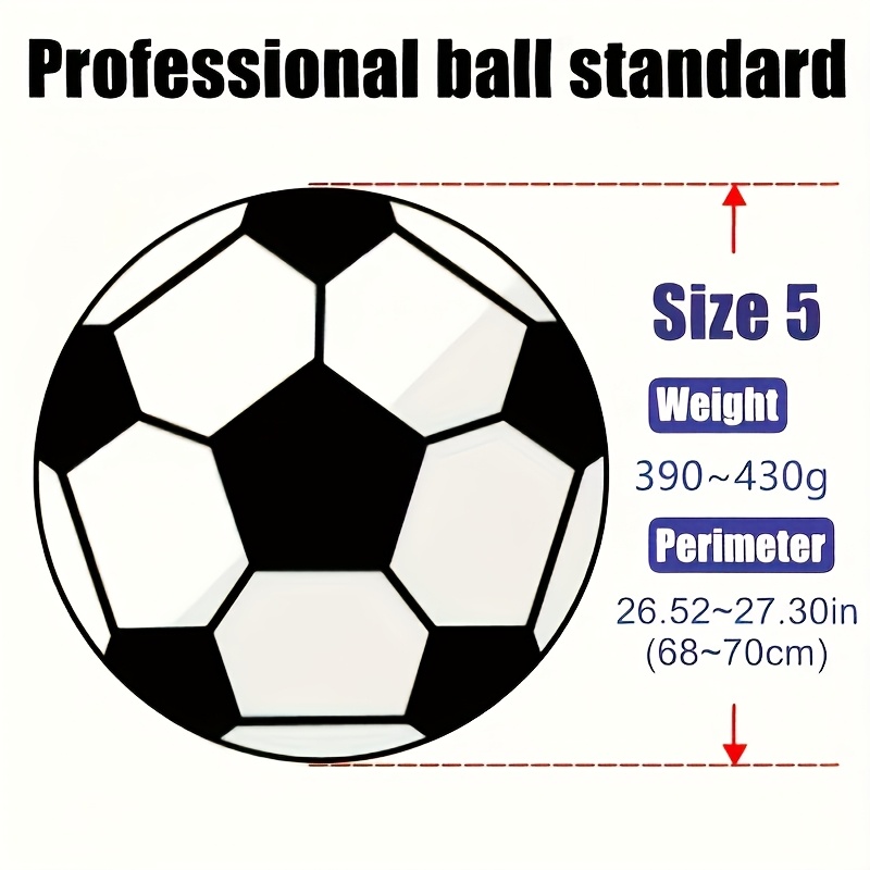 durable   soccer ball seamless     leather anti   wear resistant for adult training   white with colorful   details 0
