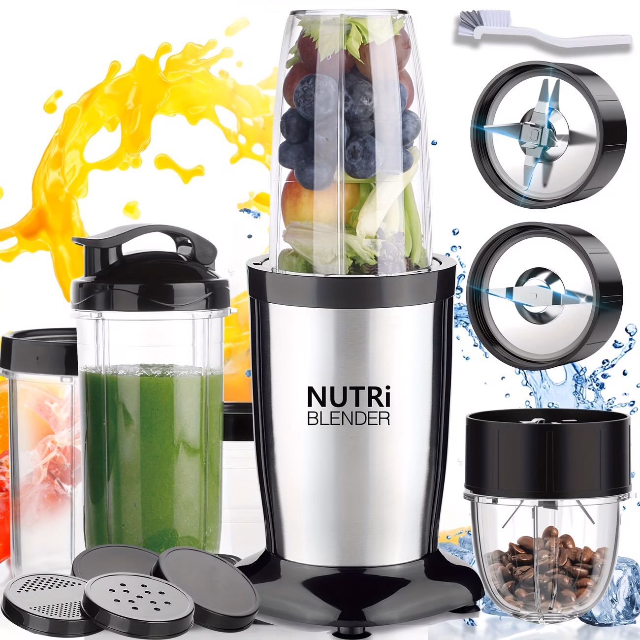 Smoothie Blender, Fruit And Vegetable Juicer...