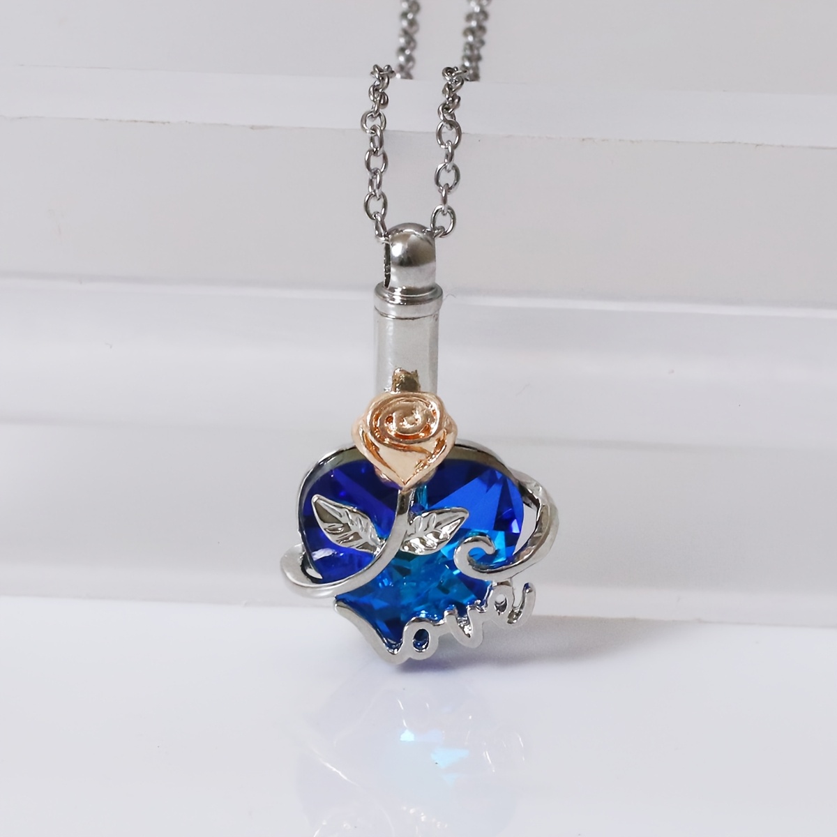 Heart-Shaped Urn Pendant Necklace — Commemorative Gift