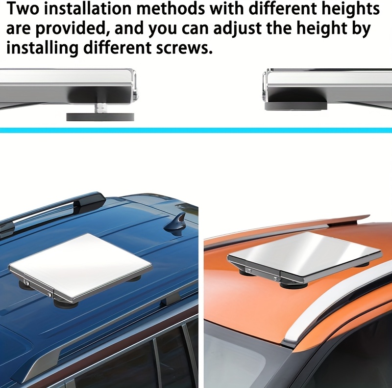 Support Magnétique Haute Puissance pour Starlink Mini (116,12 KG) Base en Alliage d'Aluminium, Couverture de  en PC Épais, Pas d'Obstruction de Signal pour Voiture, Camping-Car, Camion