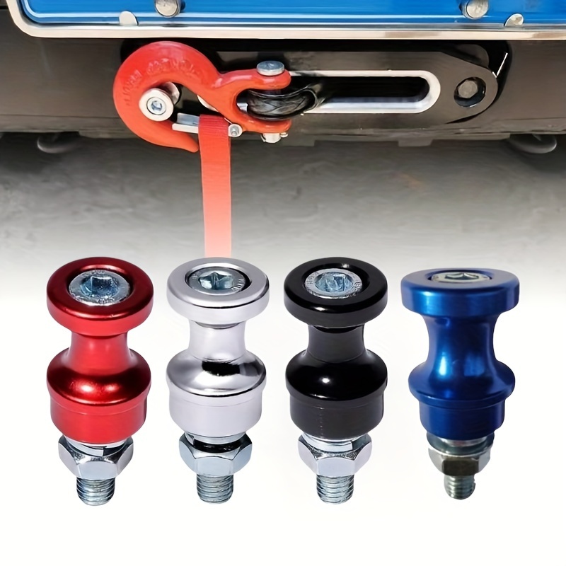 

Half- Winch Hook For 3/8 1/2 Clevis Slip Aluminum Alloy Car Winch Rope Hook Stand Steel 10" Bolt