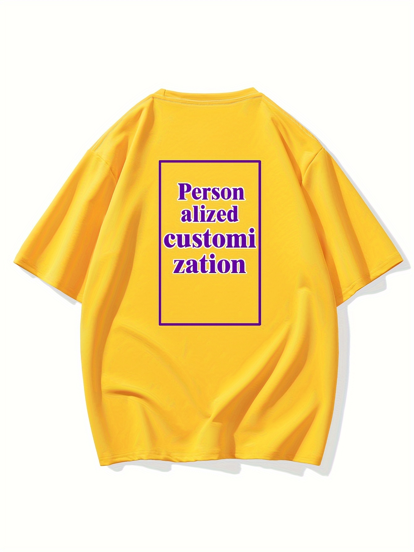  personalized customization print men s short sleeved crew temu new