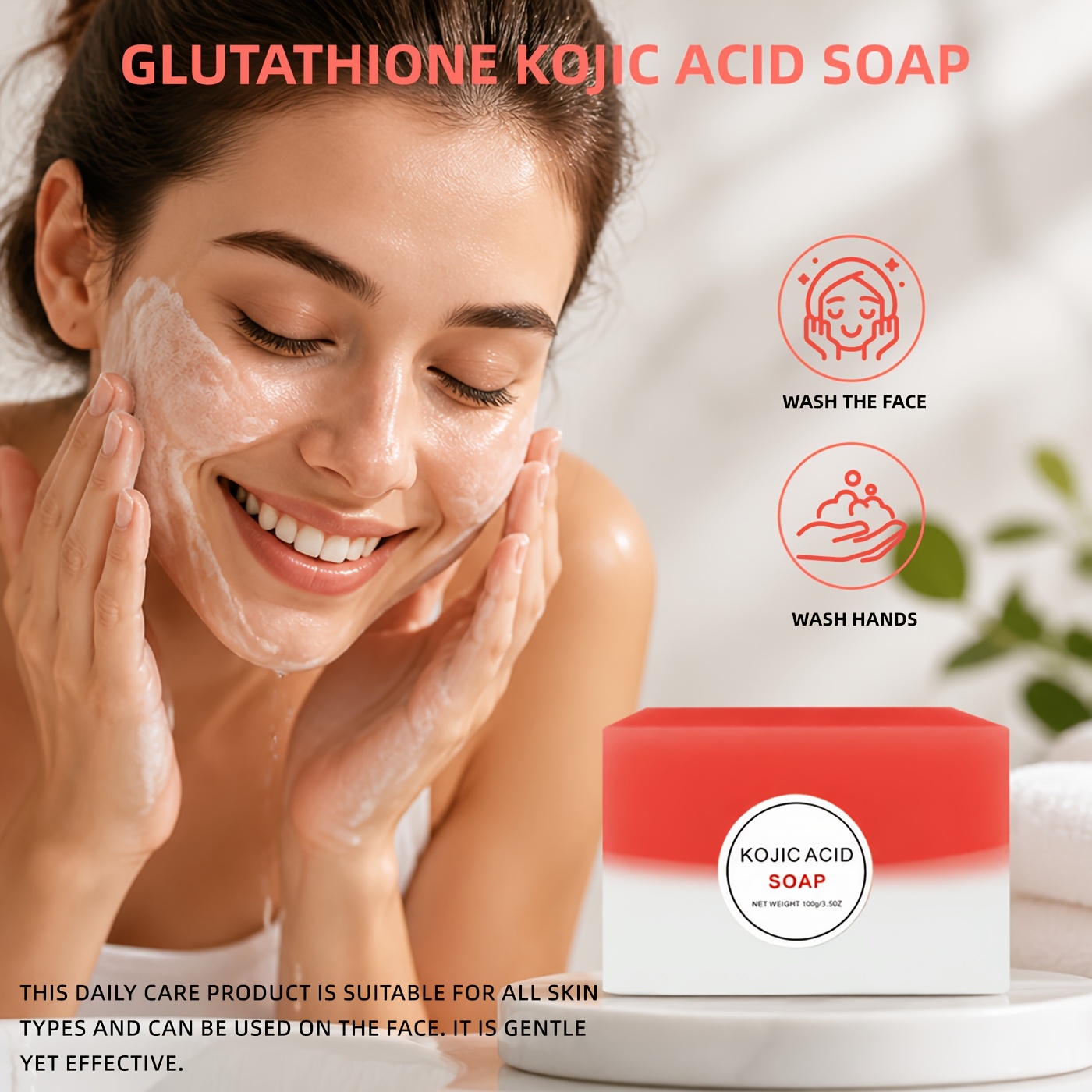 3 53 gu si 100g glutathione kojic acid soap coconut oil - Temu Hungary