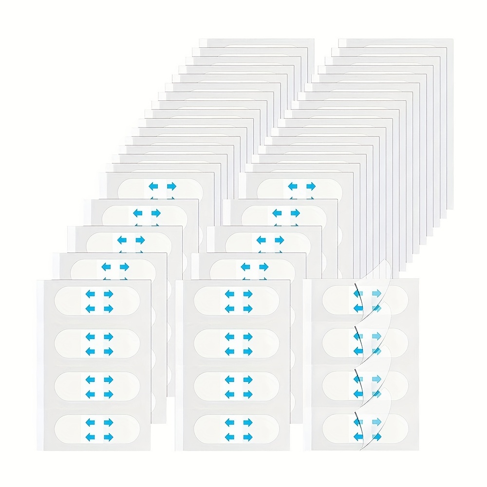 TEMU 99pcs Invisible Facial Tape - Face Lift Suitable For Neck, Jawline, Under-eye & Double Chin Wrinkle - Adjustable For Skin, Temporary Non- Skin Tightening