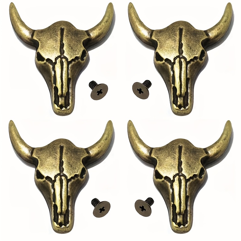 TEMU 4 Sets Handmade Screw Button Buckles, Belt Accessory Decorative Rivet Buckles, Metal Screw-in Rivets