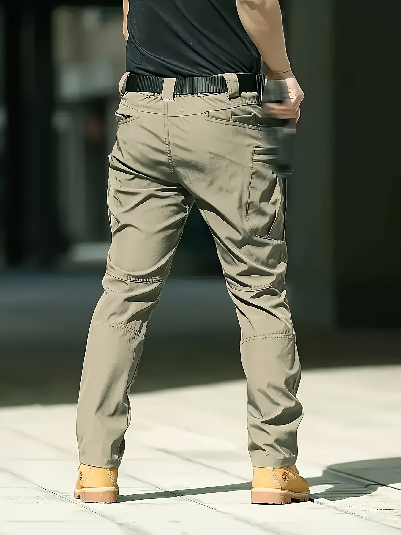 Cargo Multi Tasca Pantaloni Lavoro Pantaloni Da Lavoro Cargo Prime Per Uomo - Multi Tasche, Con Rinforzi Alle Ginocchia Jeans Uomo
