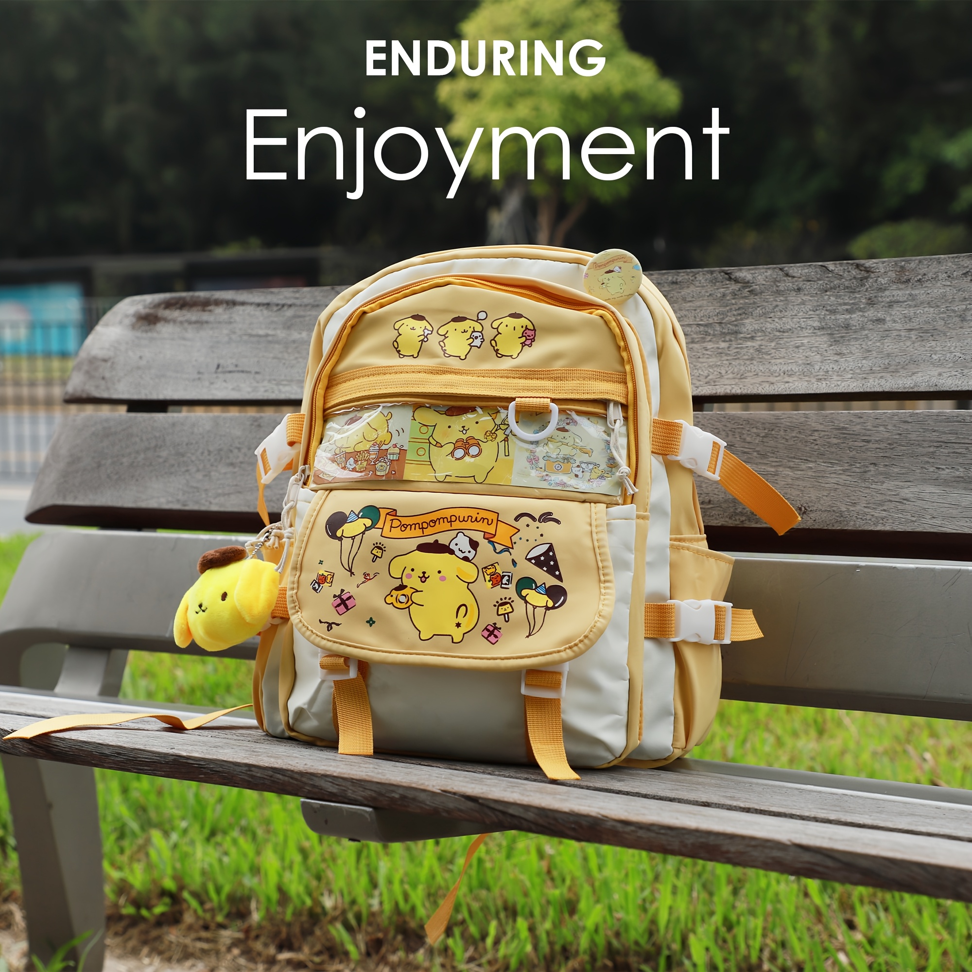 official pom pom school backpack compatible - Temu
