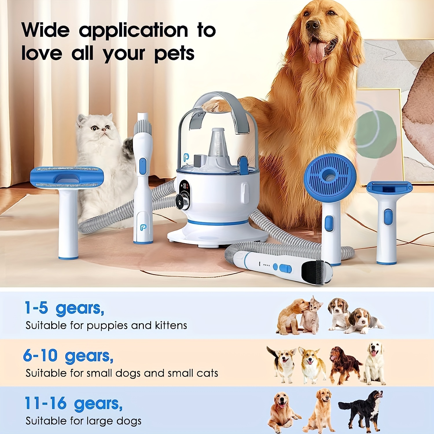 multifunctional pet grooming device/pet grooming kit details 2