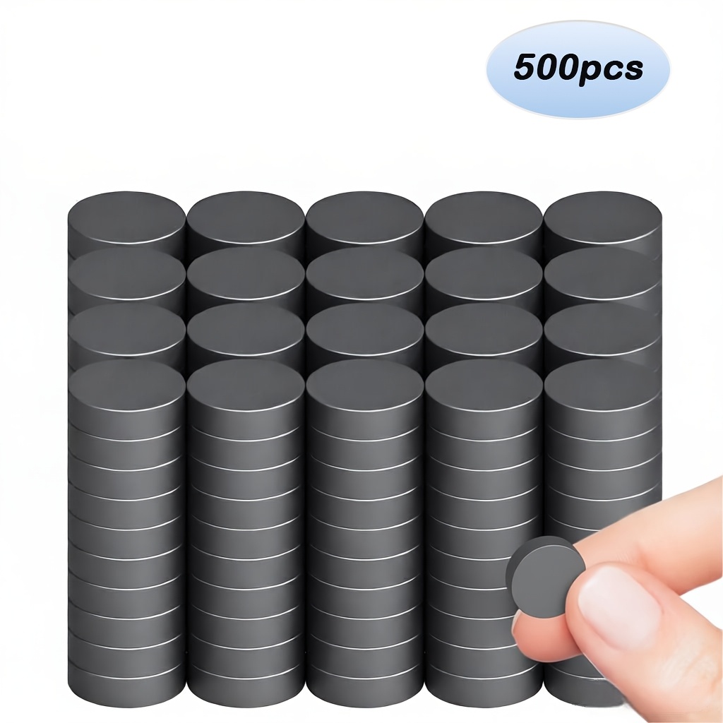 500pcs 8x3mm High-quality Ceramic Magnets: Durable Kitchen And Office Magnets -suitable For Kitchen Tools, Industrial Use