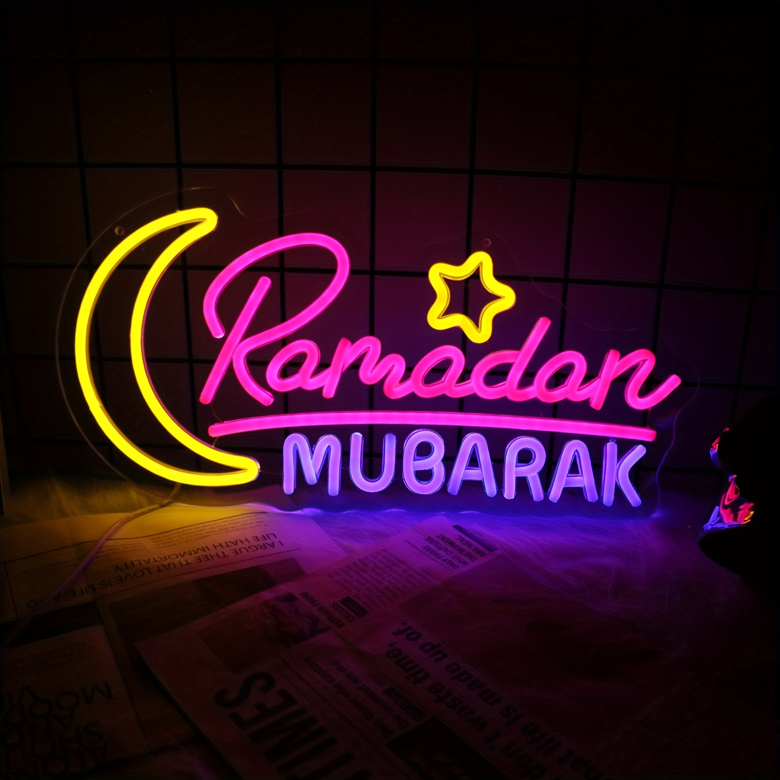 

Ramadan Decorations Neon Sign, Ramadan Decoration For Home Ramadan Neon Sign, Ramadan Kareem Sign Home Bedroom Decoration