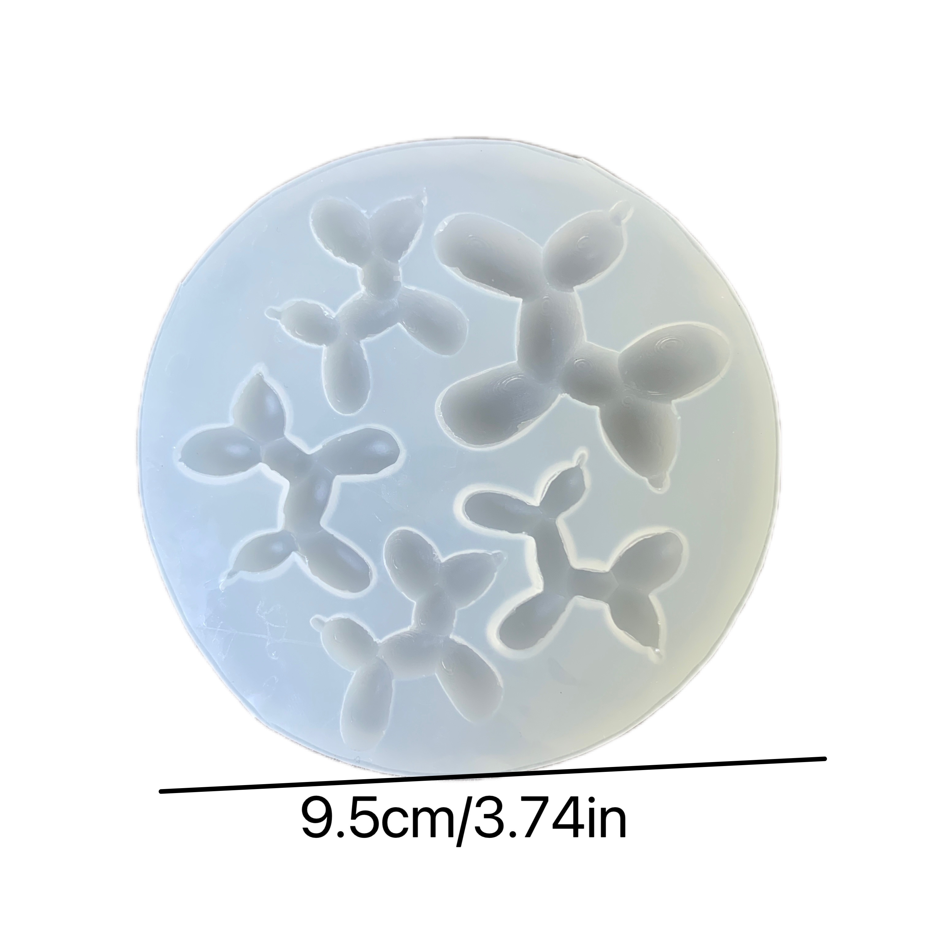Image of Silicone Resin Casting Molds For Epoxy, Cute 3d Puppy Shapes - Round And Rectangle Molds For Keychains, Jewelry Making, And Diy Crafts - Durable, Flexible, And Easy To Use