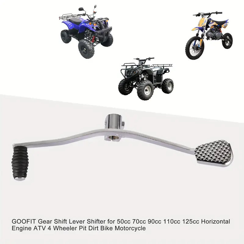 Leva Cambio Pieghevole Per Pit Bike 50cc-125cc - In Alluminio CNC, Colore Nero - Foto 9