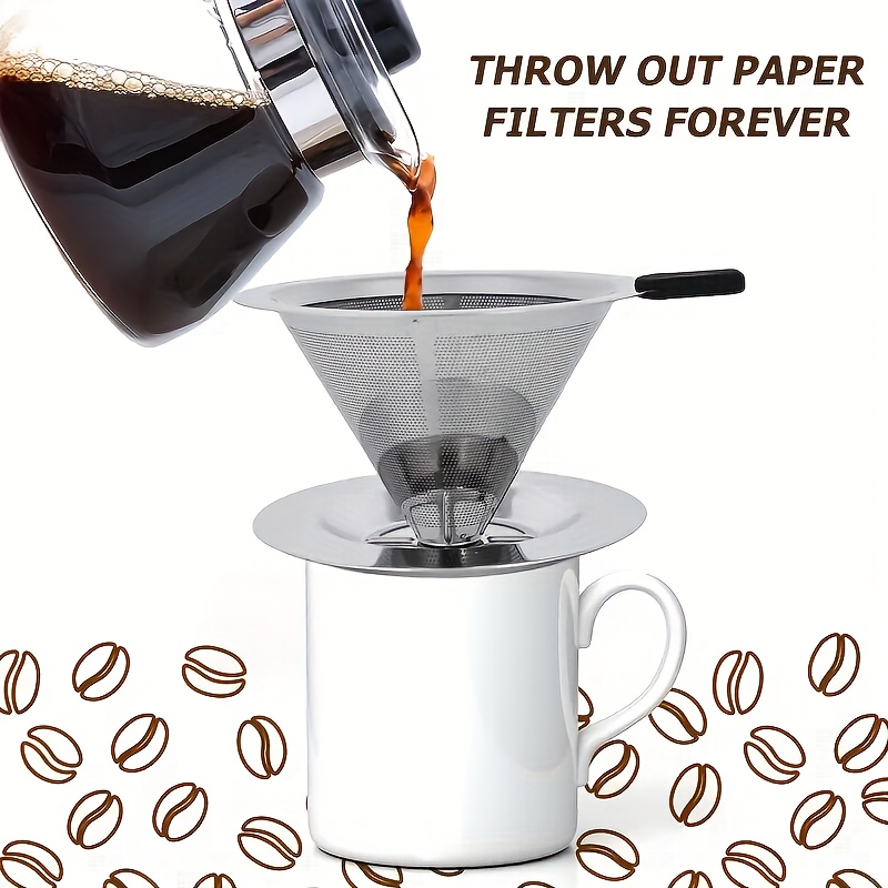 Stainless Steel Filterless Coffee Maker IMUSA Cup Aluminum