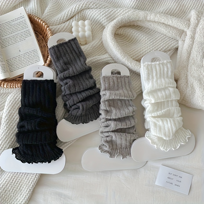 TEMU 5 Pairs Of Mid-calf Socks For Autumn And Winter, And Thickened Warm Socks, And Winter Ethnic-style Sleeping Long Socks