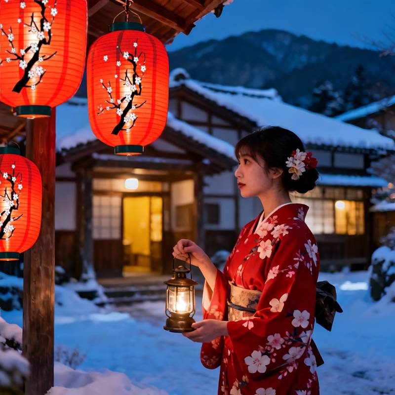 Set 18 Lanterne Di Carta Cinesi E Giapponesi: Decorazioni Per Festa, Capodanno Cinese, Matrimonio E Giardino Con Fiori Di Ciliegio (Rosse E Bianche)