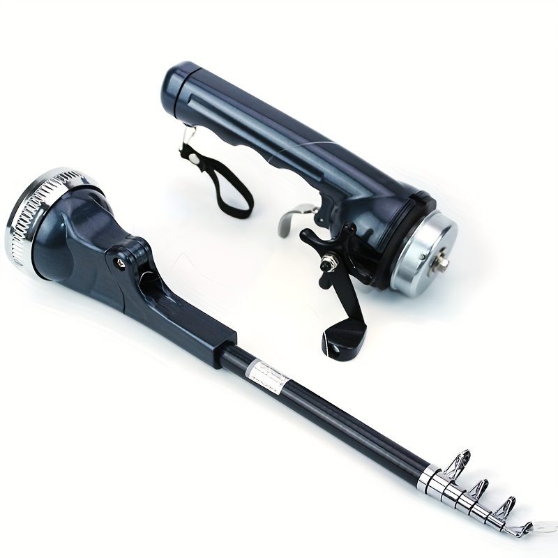 1pc portable telescopic fishing rod with line foldable pocket size outdoor fishing gear details 1
